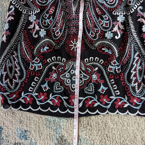 NWT Molly Bracken Embroidered Gypsy Mini Skirt Size XS - Picture 11 of 11